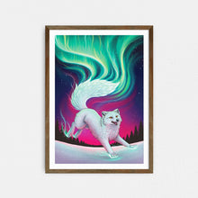 Load image into Gallery viewer, Fox Fire Illustration A3 Foil Print