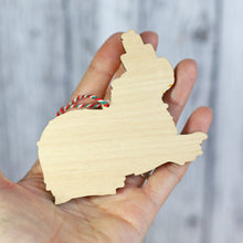 Load image into Gallery viewer, Christmas Capybara (Pressies) Wooden Christmas Decoration