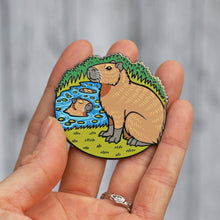 Load image into Gallery viewer, Capybara Hard Enamel Pin