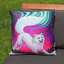 Load image into Gallery viewer, Fox Fire Throw Pillow