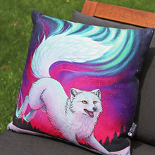 Load image into Gallery viewer, Fox Fire Throw Pillow