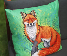 Load image into Gallery viewer, Fox Magic Throw Pillow