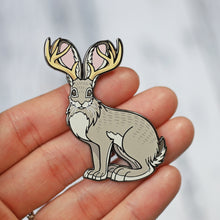 Load image into Gallery viewer, Greater Jackalope Hard Enamel Pin