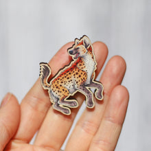 Load image into Gallery viewer, Spotted Hyena Wooden Pin