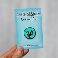 Load image into Gallery viewer, Jackalopia Mini Hard Enamel Pin