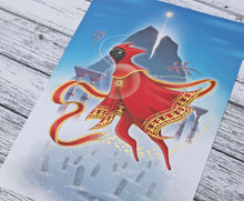 Load image into Gallery viewer, Journey Illustration Foil A4 Print