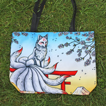Load image into Gallery viewer, Kitsune Large Tote Bag