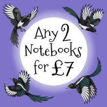 Load image into Gallery viewer, 2 x Notebooks for £7 Offer