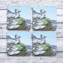Load image into Gallery viewer, Marble Kitsune Coaster