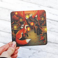 Load image into Gallery viewer, Kitsunes at the Kōyō Matsuri Coaster