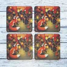 Load image into Gallery viewer, Kitsunes at the Kōyō Matsuri Coaster