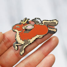 Load image into Gallery viewer, Muntjackalope Hard Enamel Pin