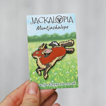 Load image into Gallery viewer, Muntjackalope Hard Enamel Pin