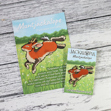Load image into Gallery viewer, Muntjackalope Hard Enamel Pin