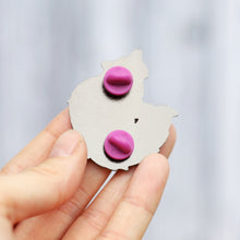 Load image into Gallery viewer, Pygmy Raccoon Hard Enamel Pin