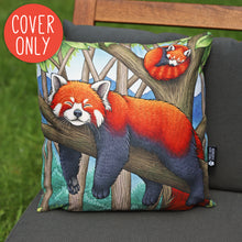Load image into Gallery viewer, Red Pandas Cushion Cover Only