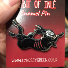 Load image into Gallery viewer, *Seconds Sale* Black Rabbit Hard Enamel Pin