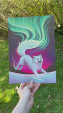 Load and play video in Gallery viewer, Fox Fire Illustration A4 Foil Print