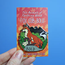 Load image into Gallery viewer, Fox Cub Bold Hard Enamel Pin