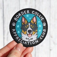 Load image into Gallery viewer, Border Collie Appreciation Club Iron On Patch