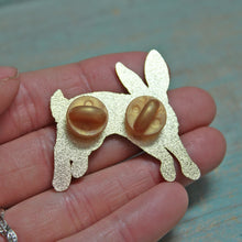 Load image into Gallery viewer, The Black Rabbit of Inlé & El-ahrairah ~ Set of 2 Pins