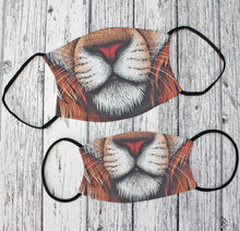 Load image into Gallery viewer, Lion Nose Face Mask ~ Large / Small Sizes Available