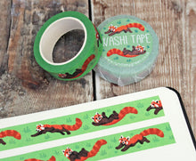 Load image into Gallery viewer, Red Panda Washi Tape