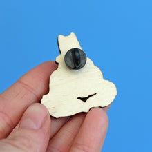 Load image into Gallery viewer, Wolf & Fox Wooden Pin