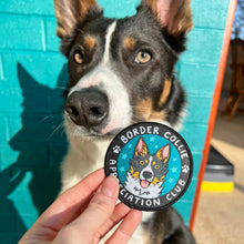 Load image into Gallery viewer, Border Collie Appreciation Club Iron On Patch