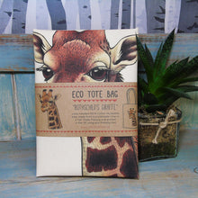 Load image into Gallery viewer, Rothschild's Giraffe Tote Bag ~ Organic & Fairtrade Cotton