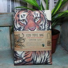 Load image into Gallery viewer, Sumatran Tiger & Cub Tote Bag ~ Organic & Fairtrade Cotton