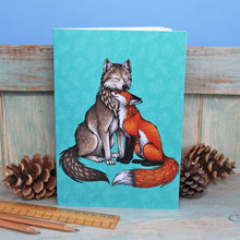 Load image into Gallery viewer, Wolf & Fox Illustration Notebook