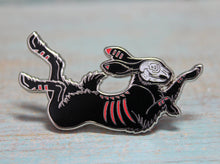 Load image into Gallery viewer, The Black Rabbit of Inlé Hard Enamel Pin