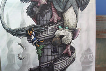 Load image into Gallery viewer, Guardian of the Ruins Illustration A4 Print