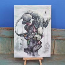 Load image into Gallery viewer, Guardian of the Ruins Illustration A4 Print