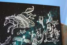 Load image into Gallery viewer, Midnight Menagerie A3 Giclée Print