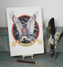 Load image into Gallery viewer, Thunderbird Illustration A4 Print
