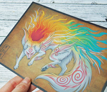 Load image into Gallery viewer, Shiranui Illustration Foil A5 Mini Print
