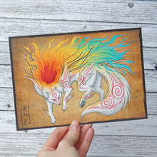 Load image into Gallery viewer, Shiranui Illustration Foil A5 Mini Print
