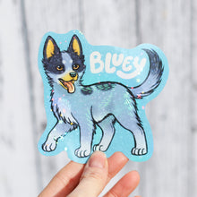Load image into Gallery viewer, Bluey Holographic Sticker
