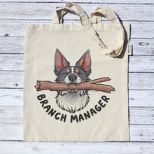 Load image into Gallery viewer, Branch Manager Tote Bag ~ Recycled Cotton
