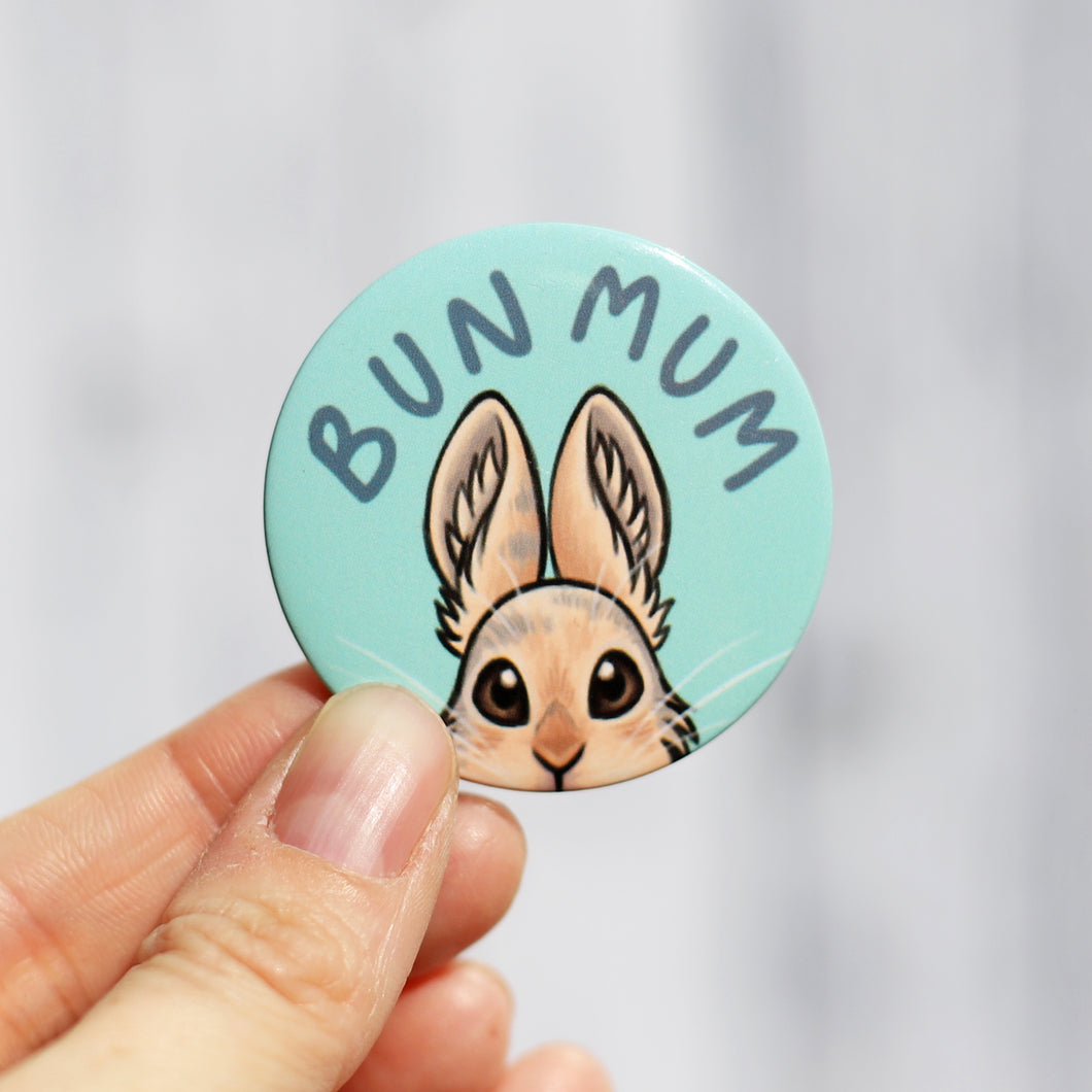 Bun Mum Badge