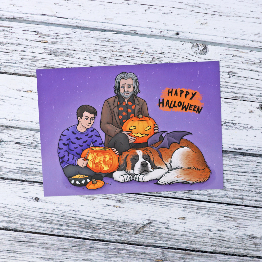 Connor's First Halloween A5 Mini Print