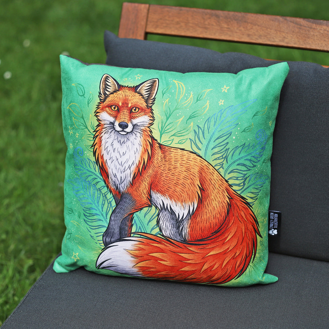 Fox Magic Throw Pillow