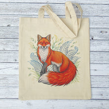 Load image into Gallery viewer, Fox Magic Gusseted Tote Bag
