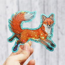 Load image into Gallery viewer, Red Fox Holographic Sticker
