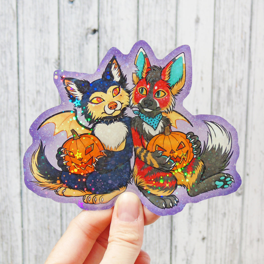 Kazuki & Blaire Holographic Sticker
