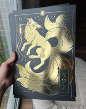Load image into Gallery viewer, The Kitsune Illustration Foil A4 Print
