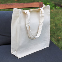 Load image into Gallery viewer, White Kitsune Gusseted Tote Bag

