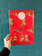 Capybara Christmas Gift Wrap
